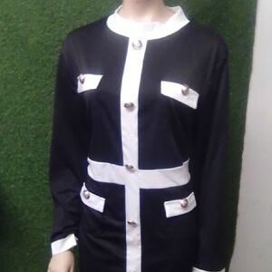 Black and White Women's Jacket